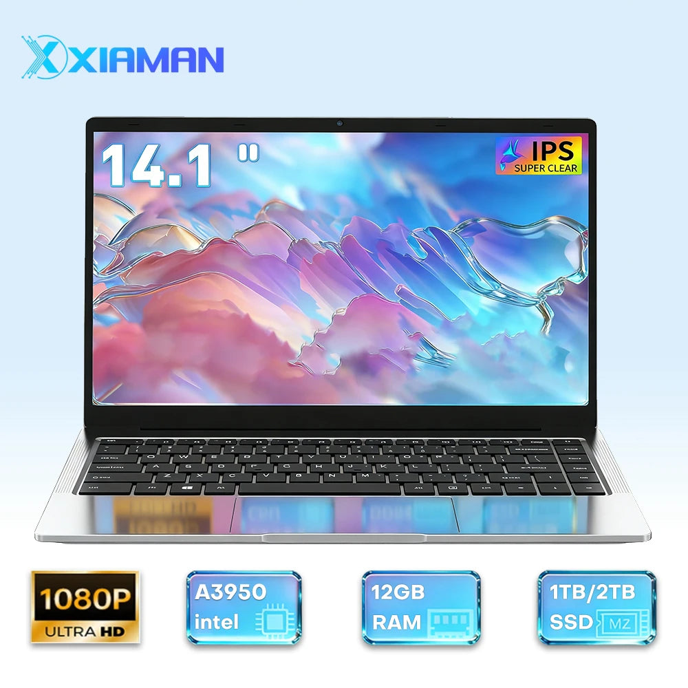 Xia Man Windows 11 Laptop Computer With 12GB Ram Storage