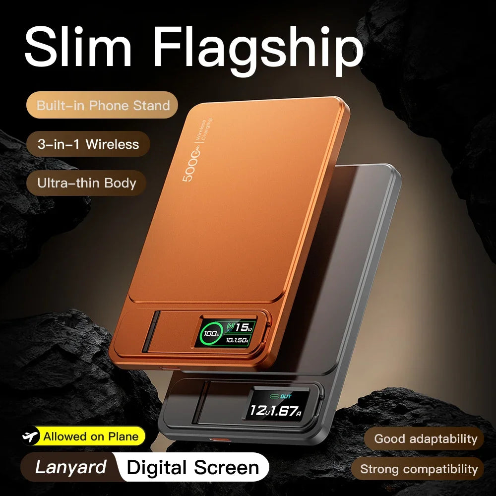 MagSafe 10000mAh Wireless Power Bank With Digital Display