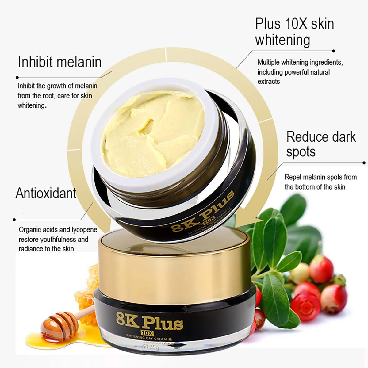 AILKE Whitening Face Cream for Dark Spots and Even Tone