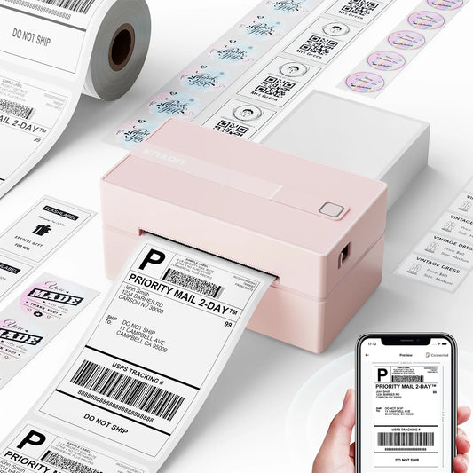Knaon 4x6 Shipping Thermal Label Printer For Small Business