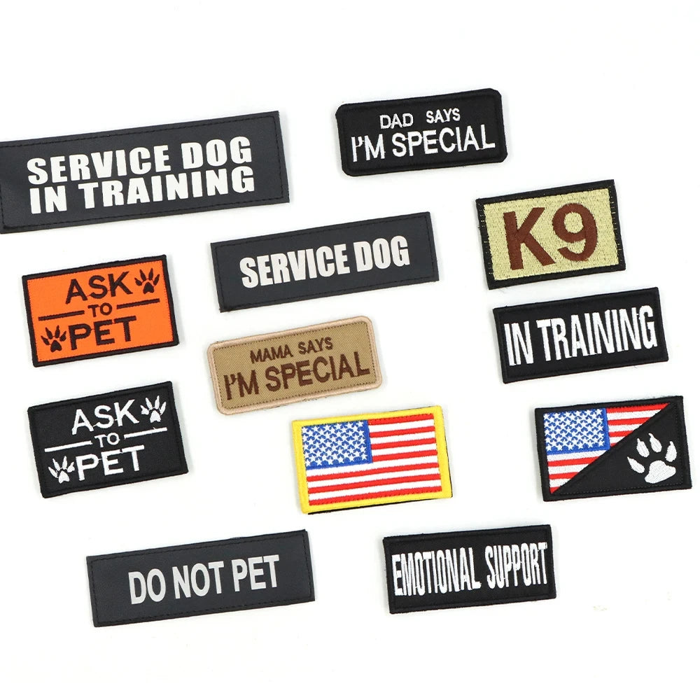 Tactical Dog Vest Harness Set With Collar And Leash For K9 Training