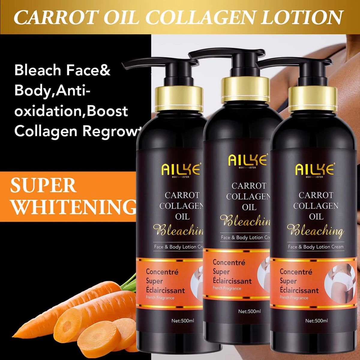 AILKE Collagen Skin Care Set For Whitening And Dark Spot Removal