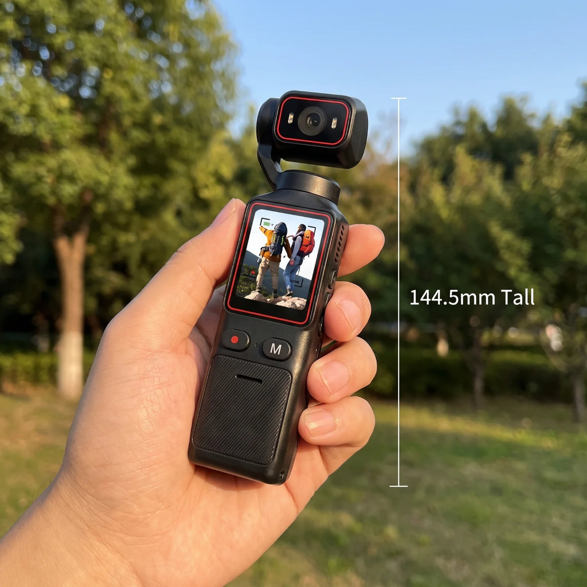 Portable Gimbal Camera With Three Axis Stabilization For Vlogging