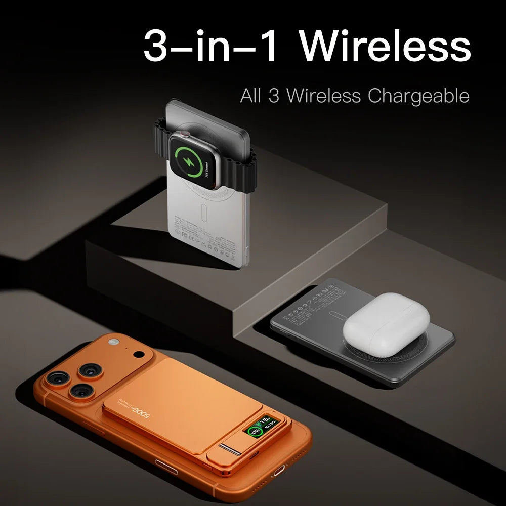 MagSafe 10000mAh Wireless Power Bank With Digital Display
