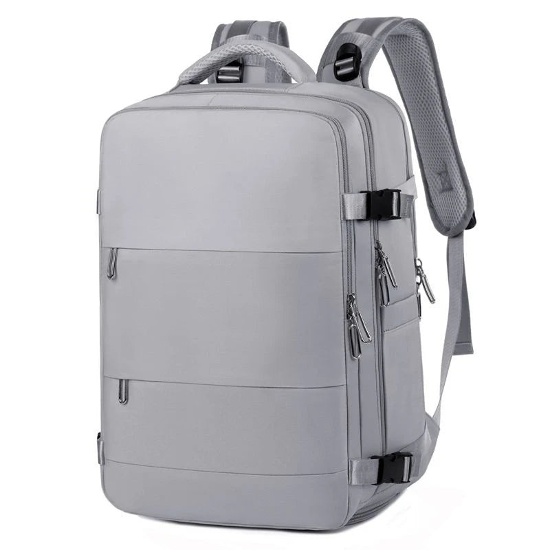 Water Resistant Laptop Backpack With USB Port For Business Travel