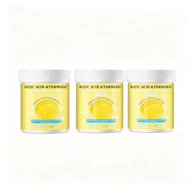 Hoygi Turmeric Kojic Acid Cleansing Pads For Dark Spot Brightening