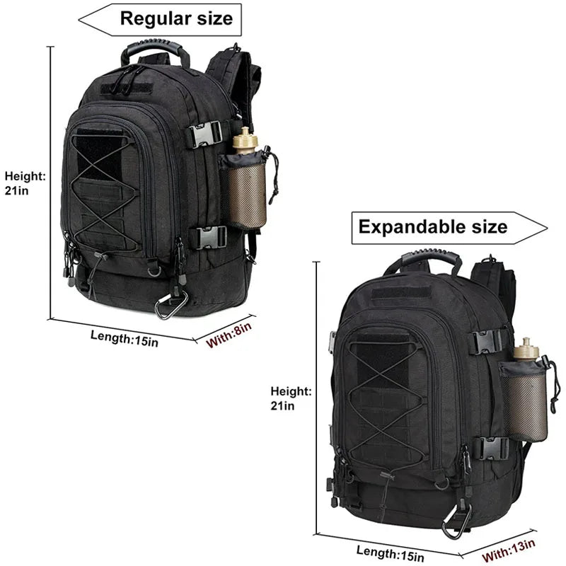 LQARMY Large Capacity 60L Tactical Military Backpack For Outdoor