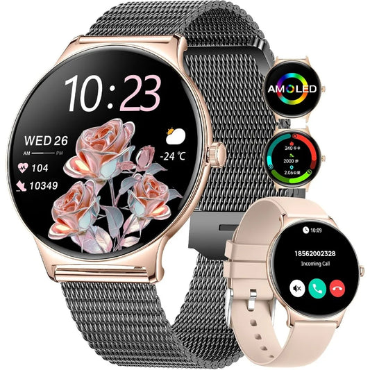 H96 Women's Smart Watch With AMOLED Display And Fitness Tracking