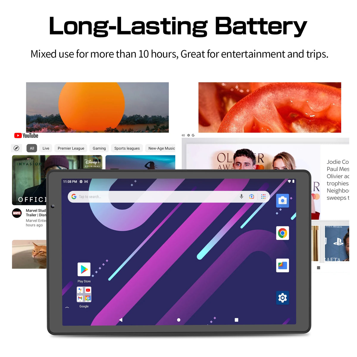 Pritom 10 Inch Android Tablet Pc With Quad Core