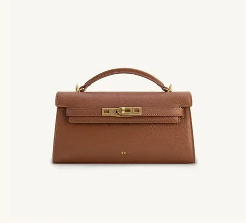 JW PEI Noor Leather Top Handle Handbag Crocodile Embossed