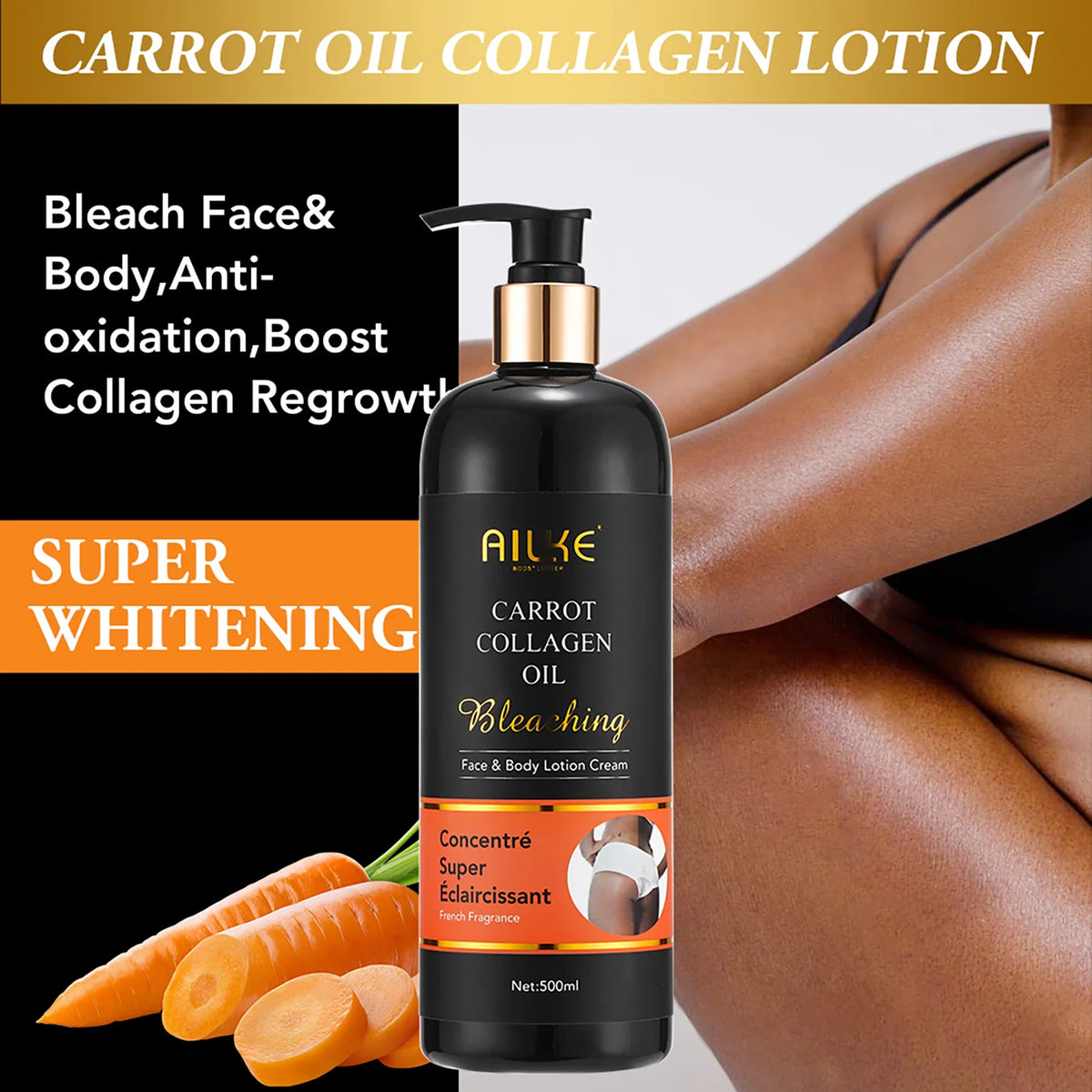 AILKE Collagen Skin Care Set For Women Whitening And Moisturizing