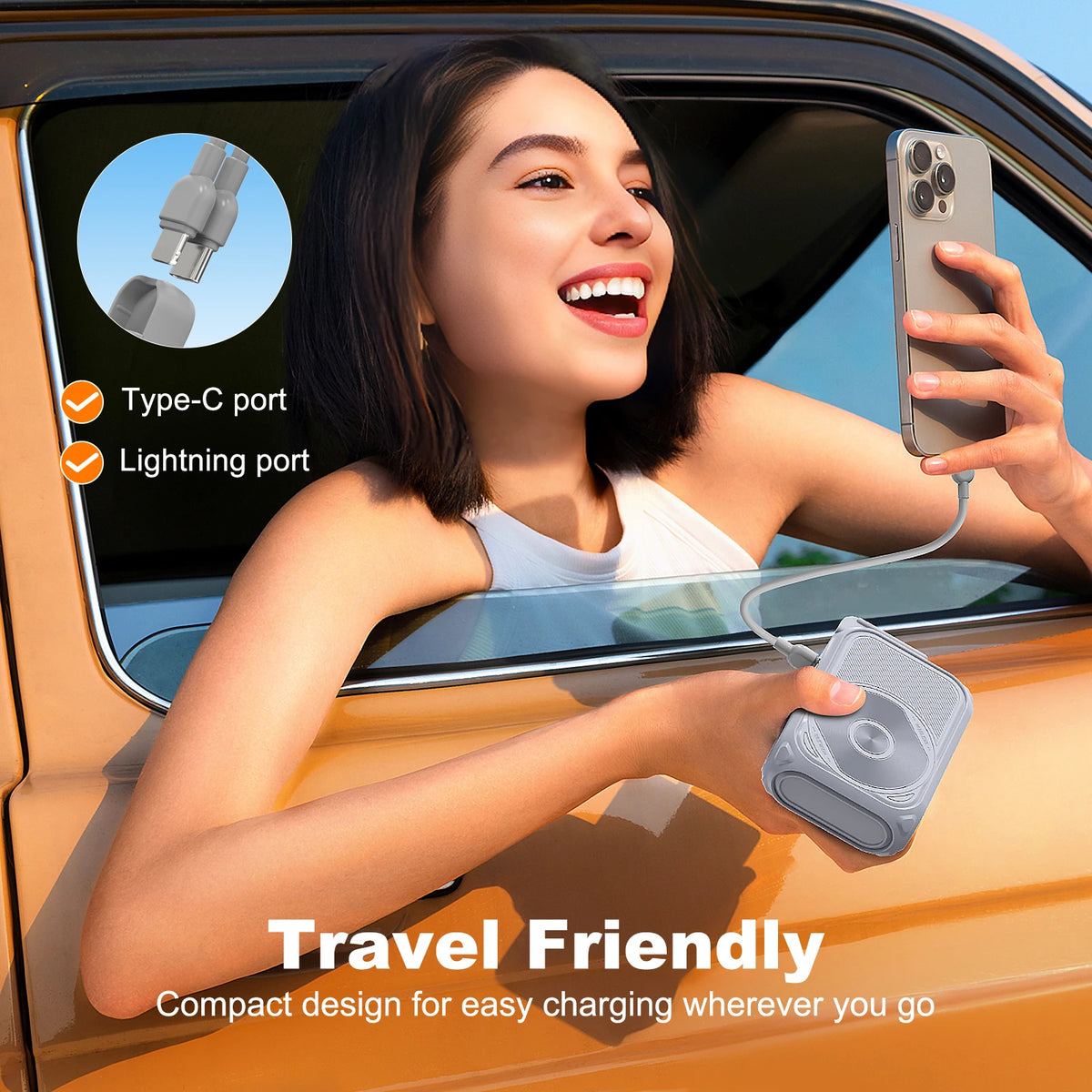 Prunus 10000mAh Wireless Power Bank With Fast Charging
