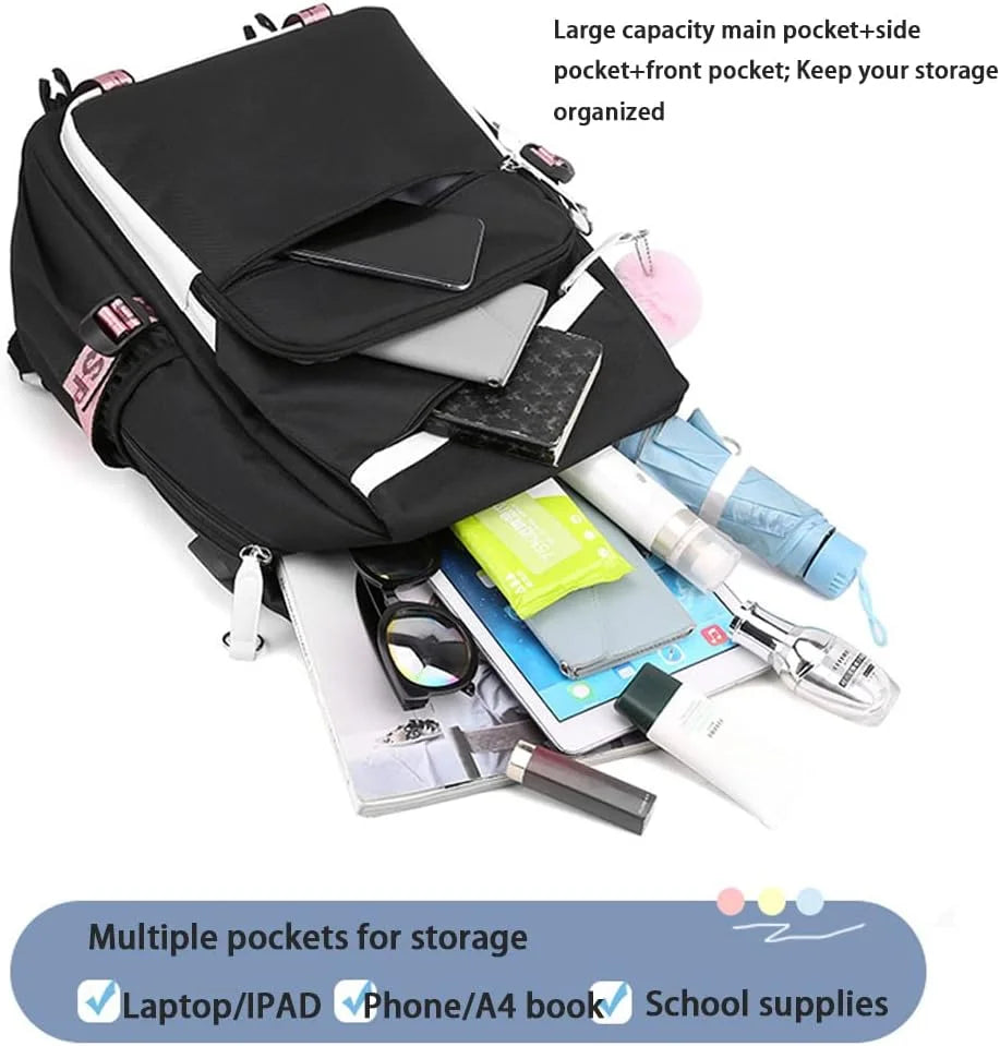 2026 Mesuca Y2K Kawaii School Bag Backpack Cute Cartoon Girls Shoulder Bag Canvas Bag For Kids Birthday Gifts