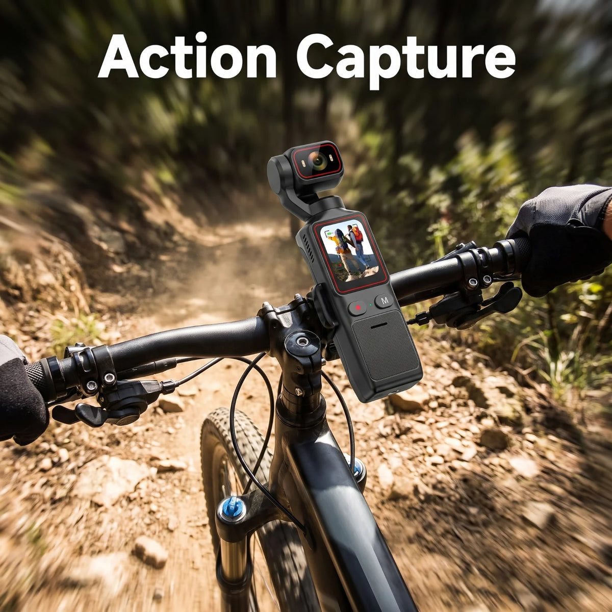 Portable Gimbal Camera With Three Axis Stabilization For Vlogging