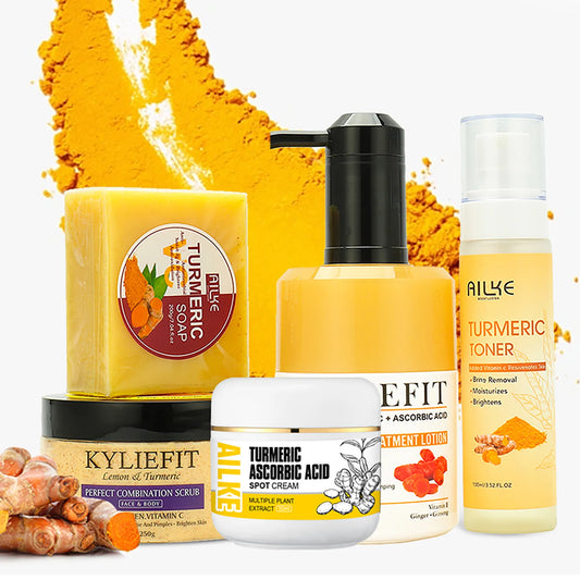 Ailke Natural Turmeric Skin Cleanser Lightens And Removes Acne
