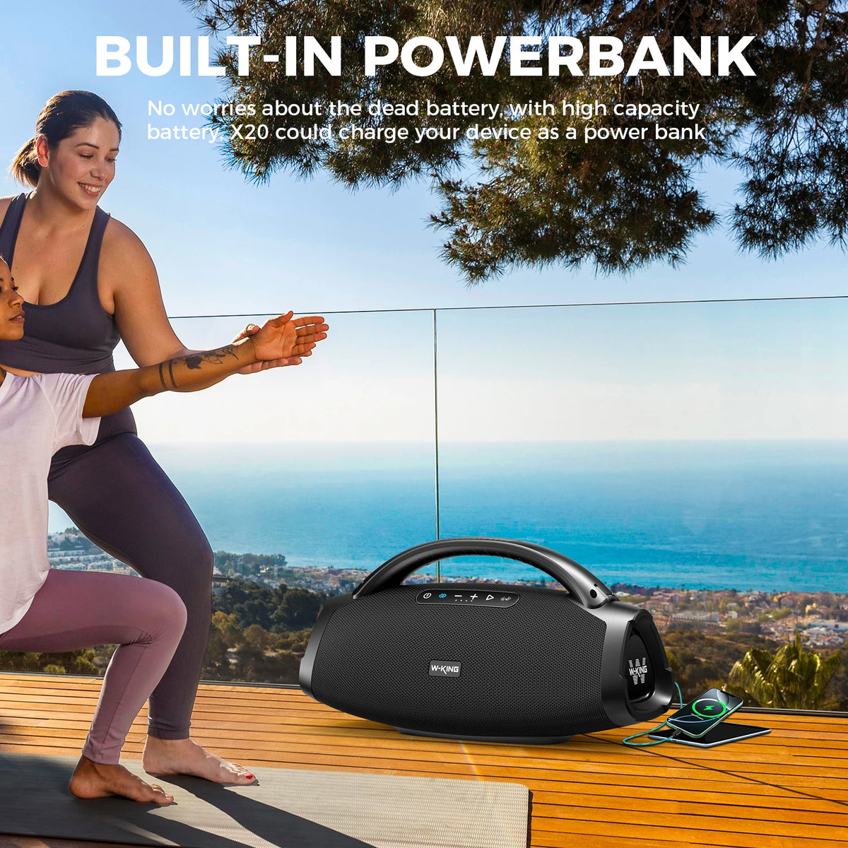 W-KING D20 Portable Bluetooth Speaker With Powerful Bass