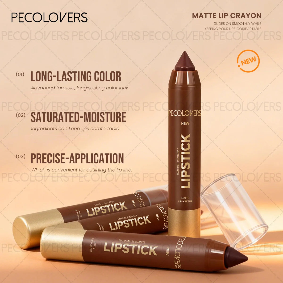 Waterproof Matte Lip Liner Pencil Set For Long Lasting Color