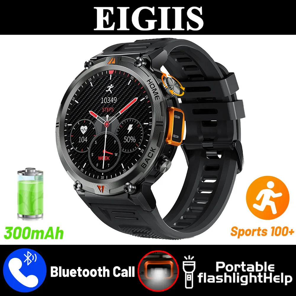 Eigiis Ke3 Smartwatch For Men Full Touch Health Monitor