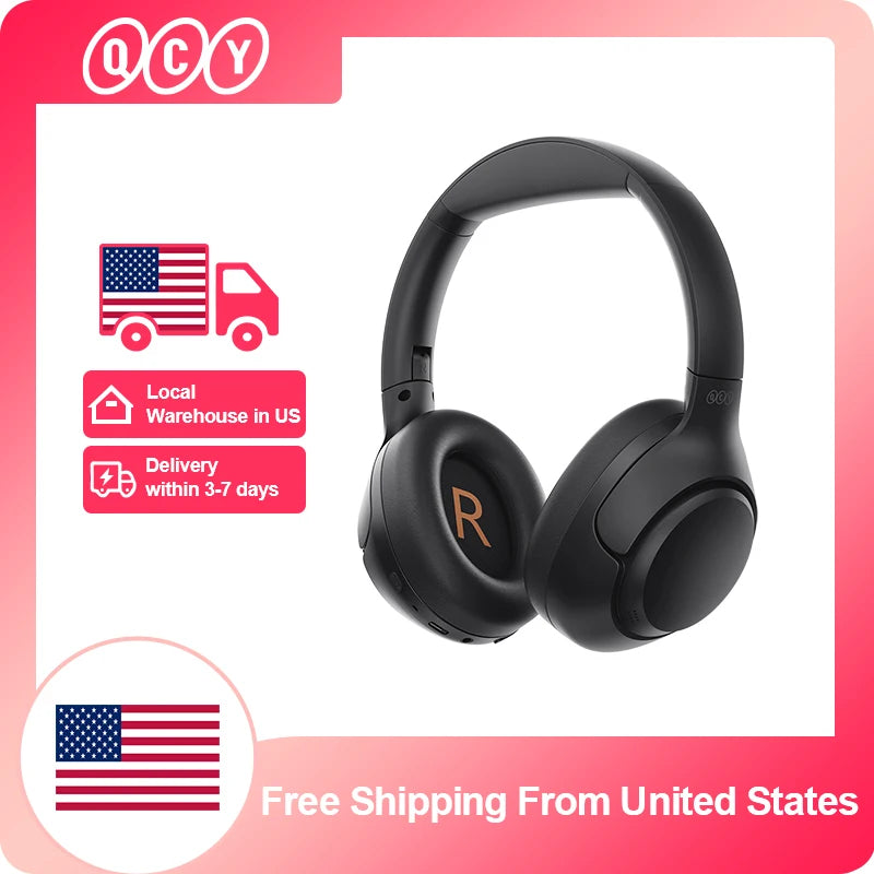 Qcy H3 Ac Over Ear Wireless Headphones Bluetooth 5.4