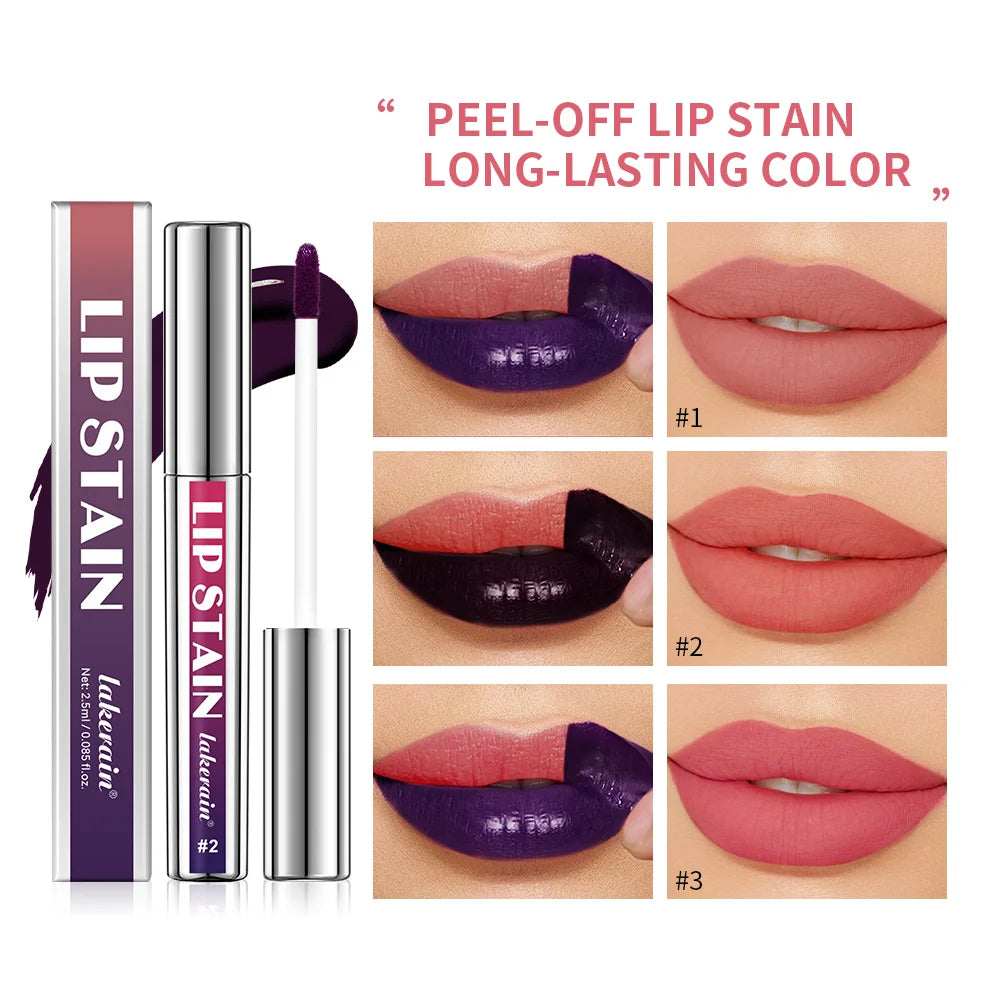 ibcccndc Peel Off Lip Stain Long Wear Non Transfer Makeup