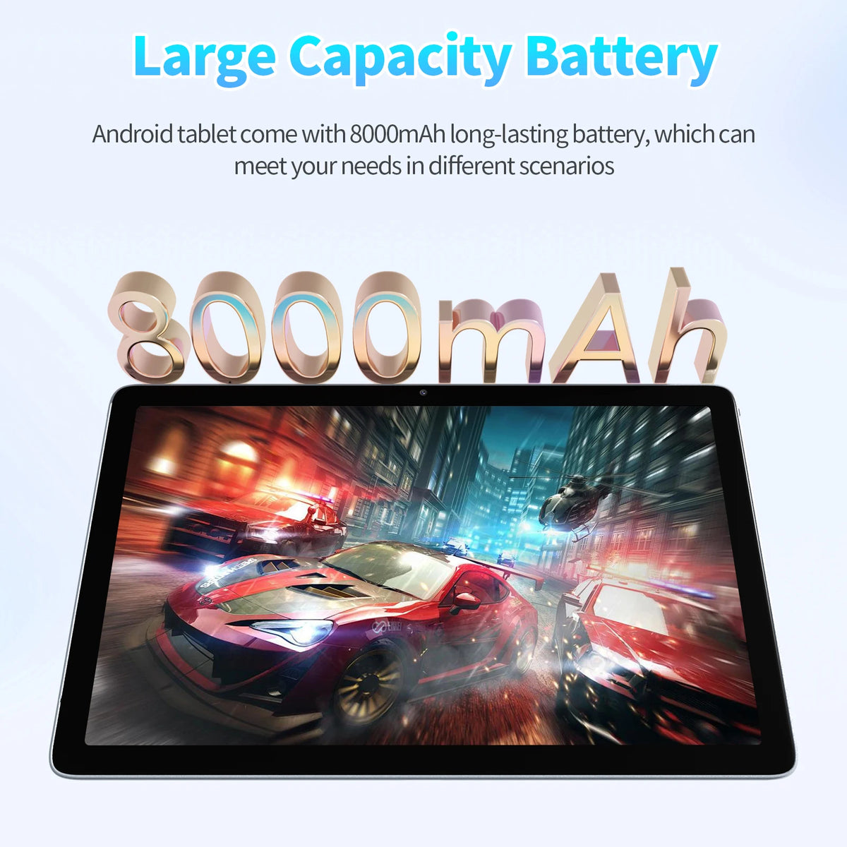 Pritom Android 15 Tablet With Keyboard And Case