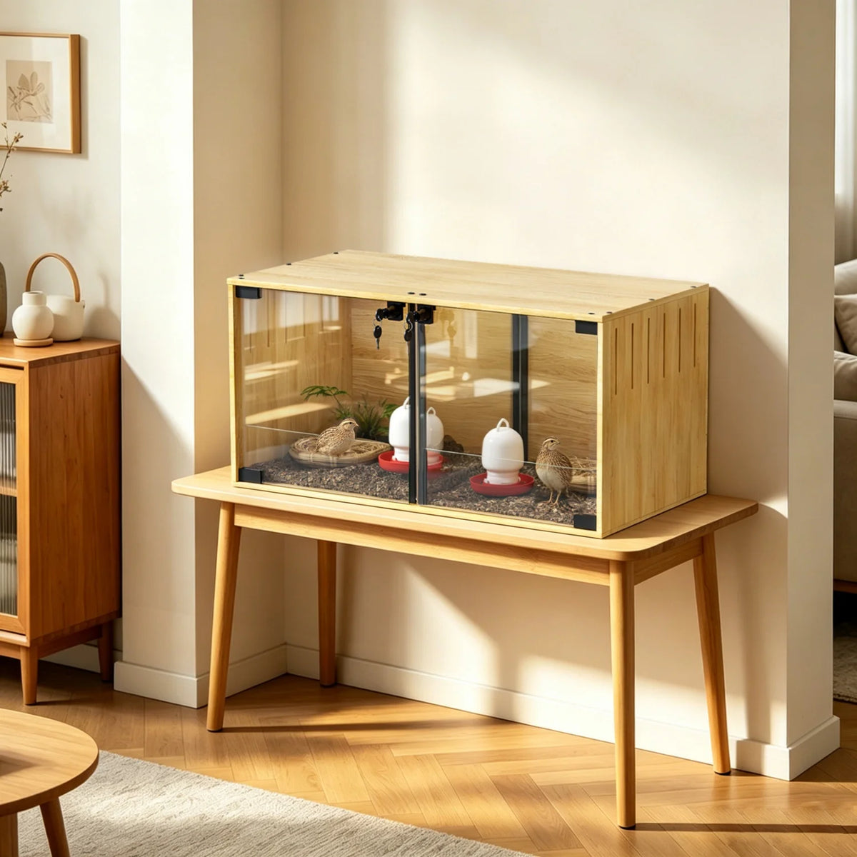 Wooden Small Animal Cage For Hamster Guinea Pigs