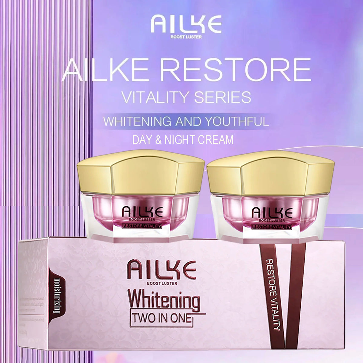 AILKE Brightening Facial Cream For Even Tone And Moisturizing Care