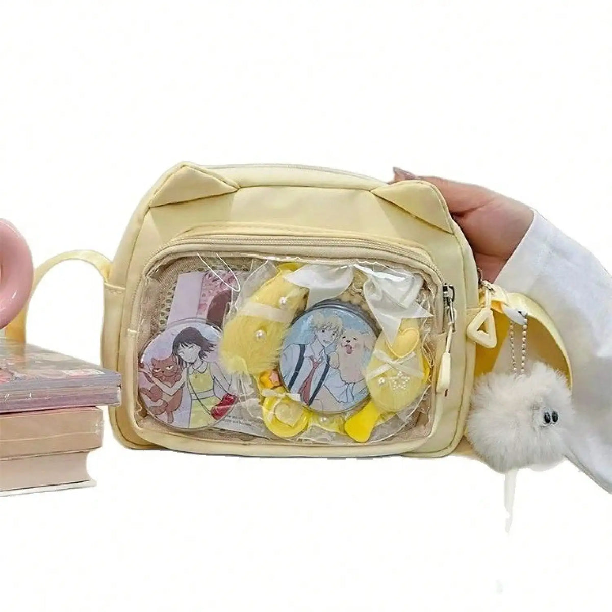Stylish Women Polyester Crossbody Bag For School And Office