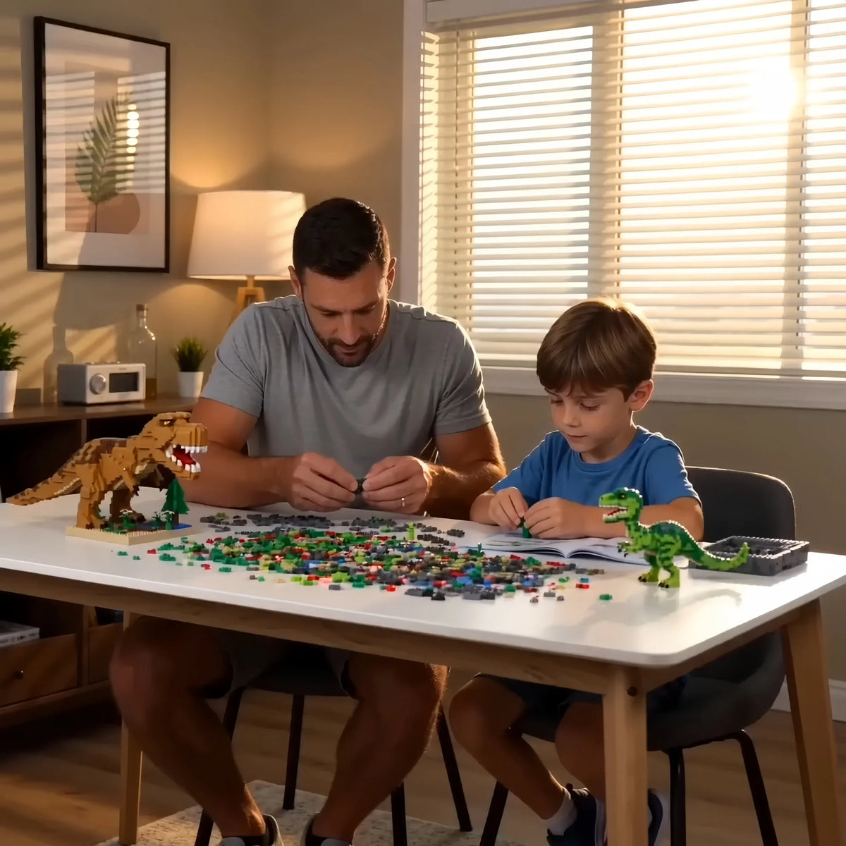 Jurassic Dilophosaurus Micro Mini Building Blocks Set By Knew Built