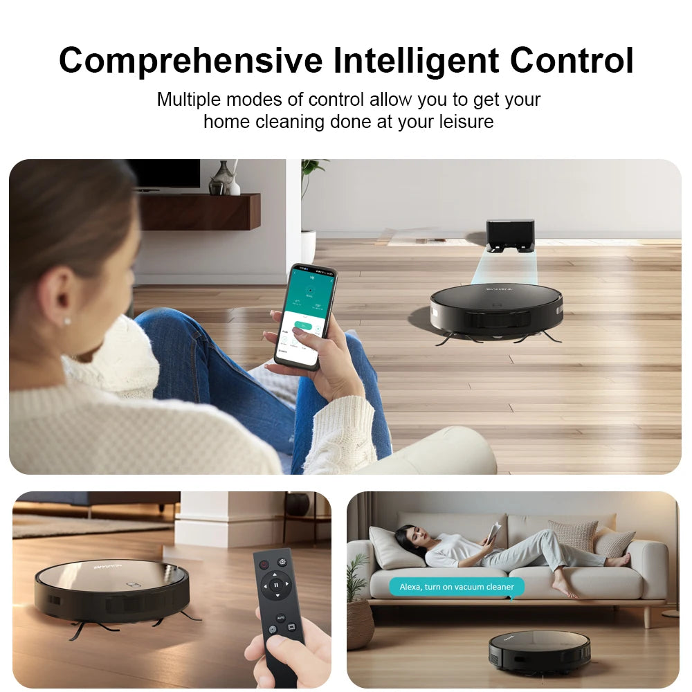 Boaimore Smart Robotic Vacuum And Mop With Strong Suction