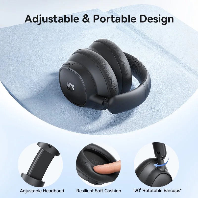 Baseus Hybrid Noise Cancelling Wireless Headphones With LDAC Bluetooth