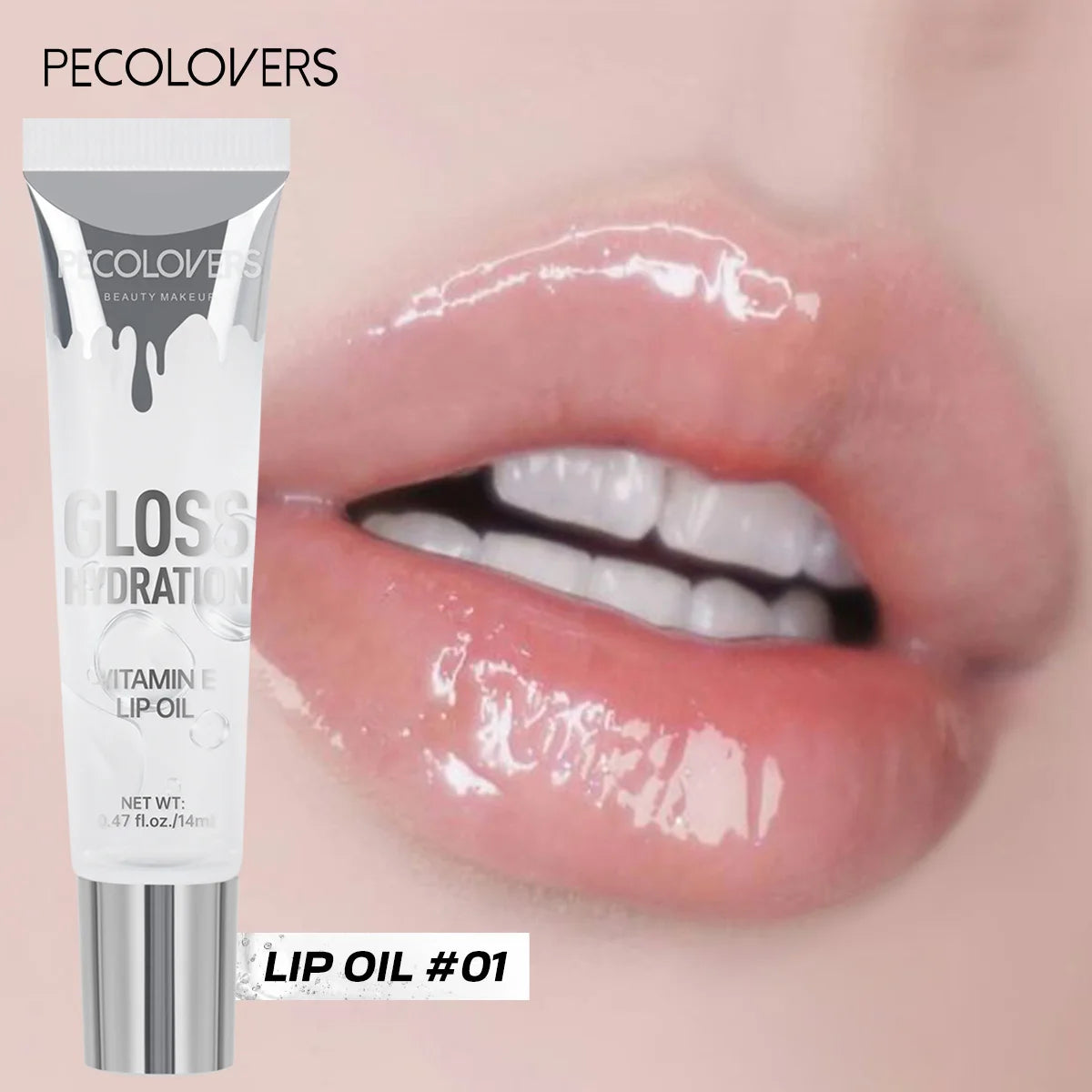 Moisturizing Lip Oil Gloss Set With Non Sticky Translucent Shine