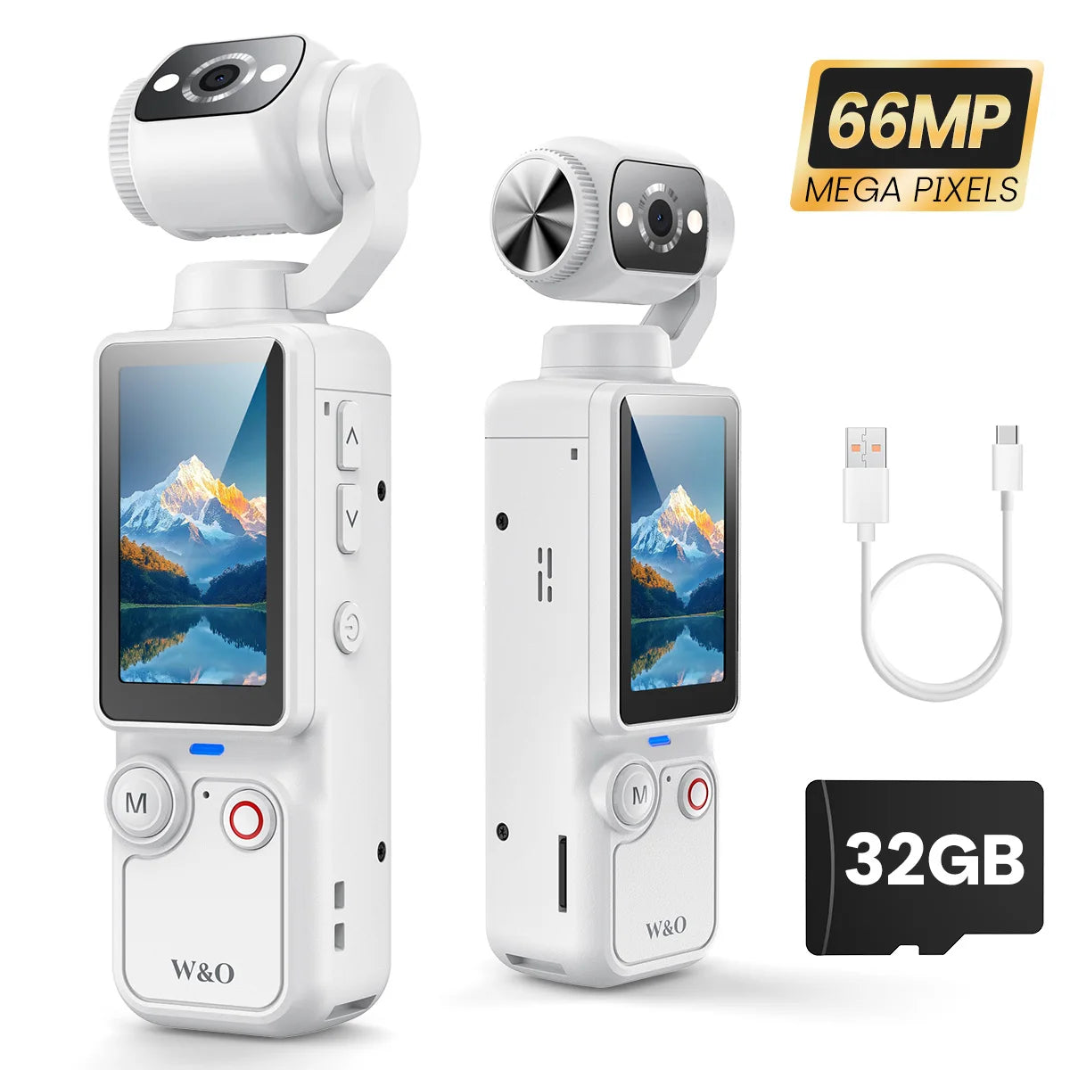 W&O Portable Handheld Digital Camera 16x Zoom Flash Night Shooting