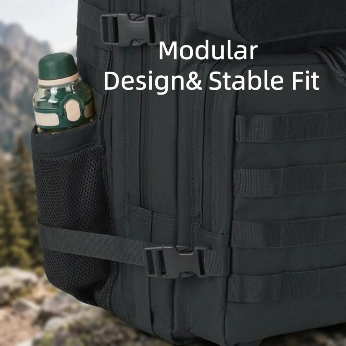 Refire Gear 45L Tactical Fishing Backpack With Bottle Holders