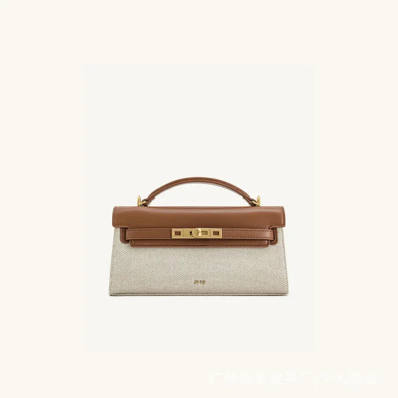 JW PEI Noor Leather Top Handle Handbag Crocodile Embossed